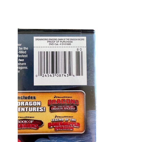 DreamWorks Dragons: Dawn Of The Dragon Racers DVD 2014 Family Movie Pre-Owned - Picture 3 of 4